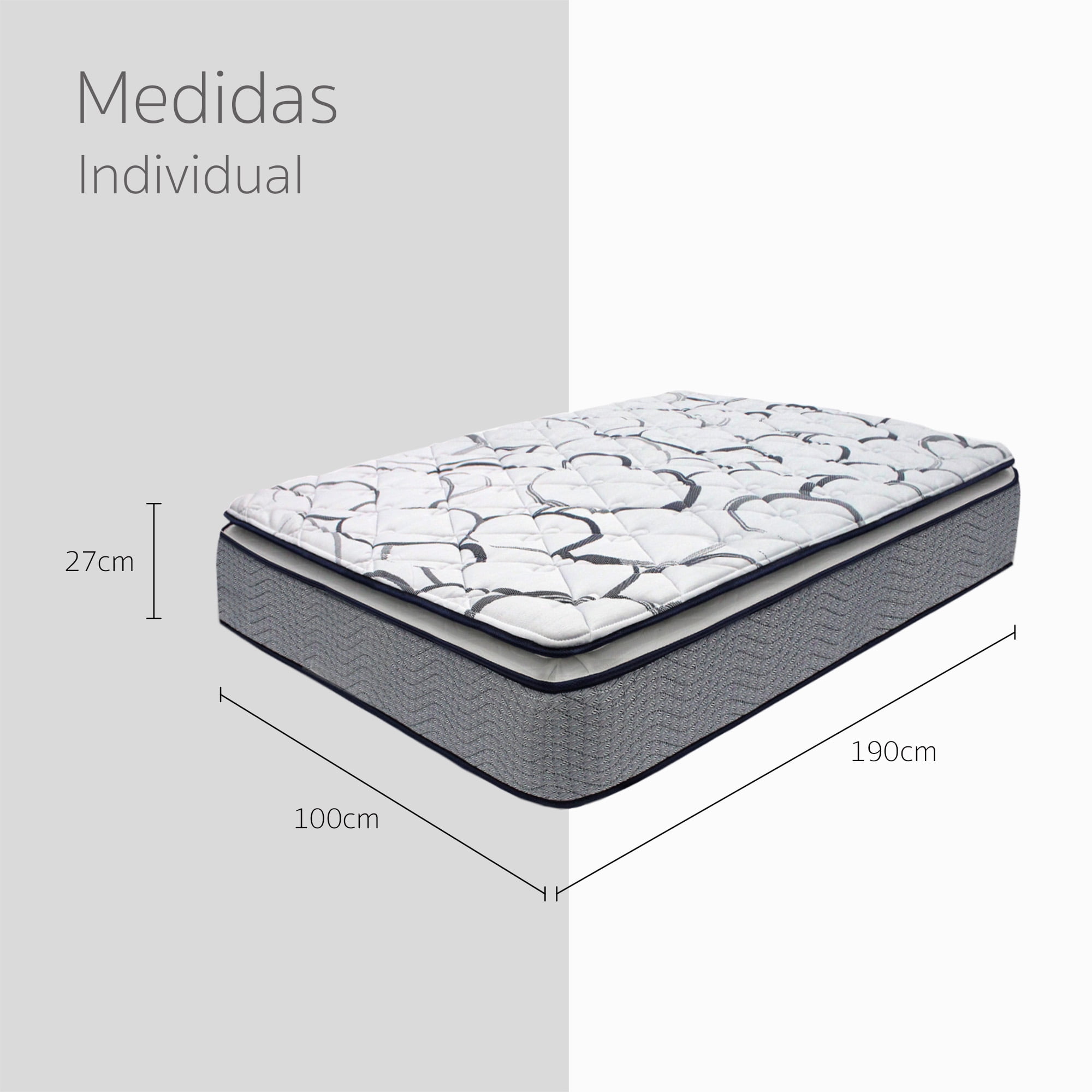 Colchon Individual  Restonic Ortopédico Mooncare 2 Piezas Restonic