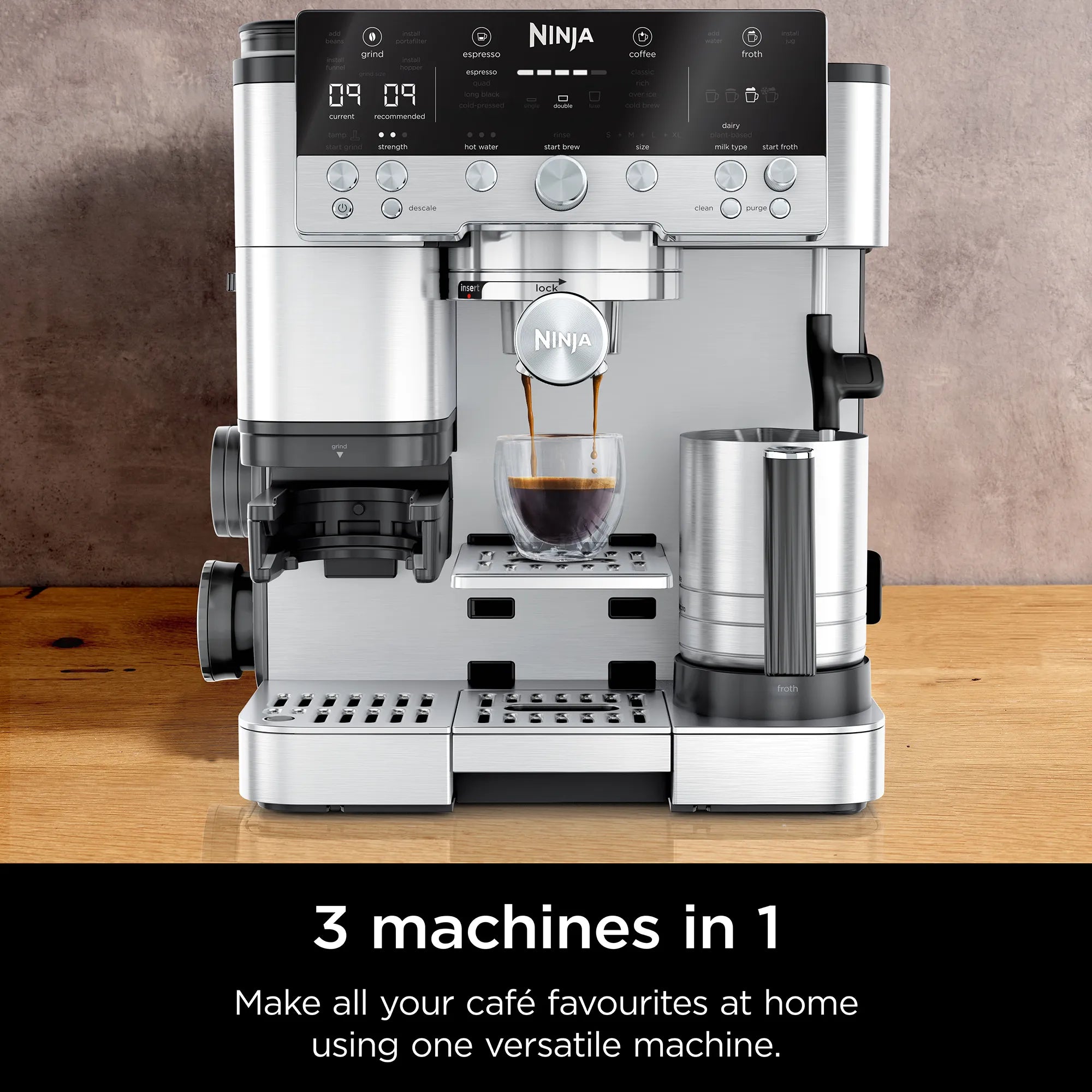 Cafetera Espresso Ninja Luxe Café Premier