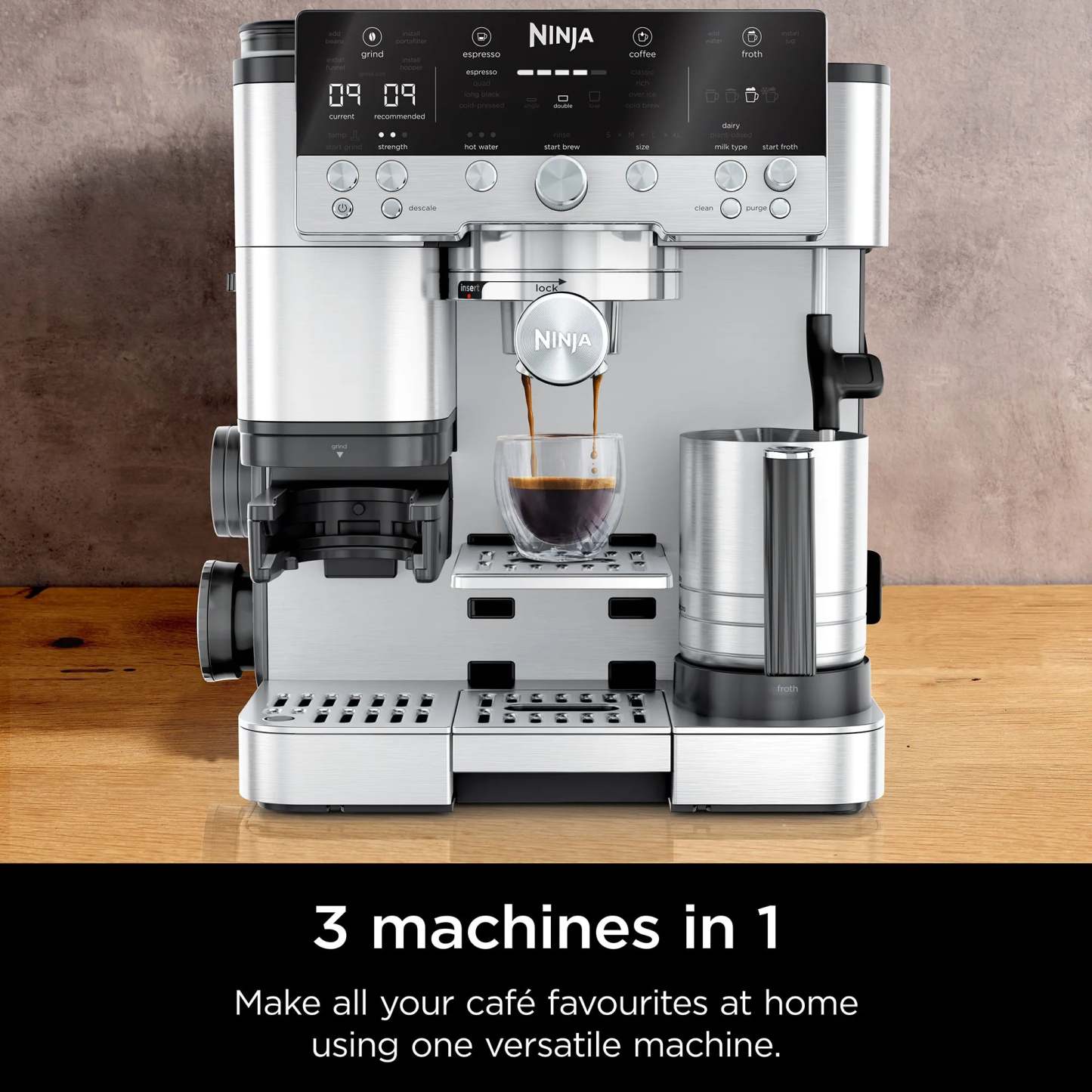 Cafetera Espresso Ninja Luxe Café Premier