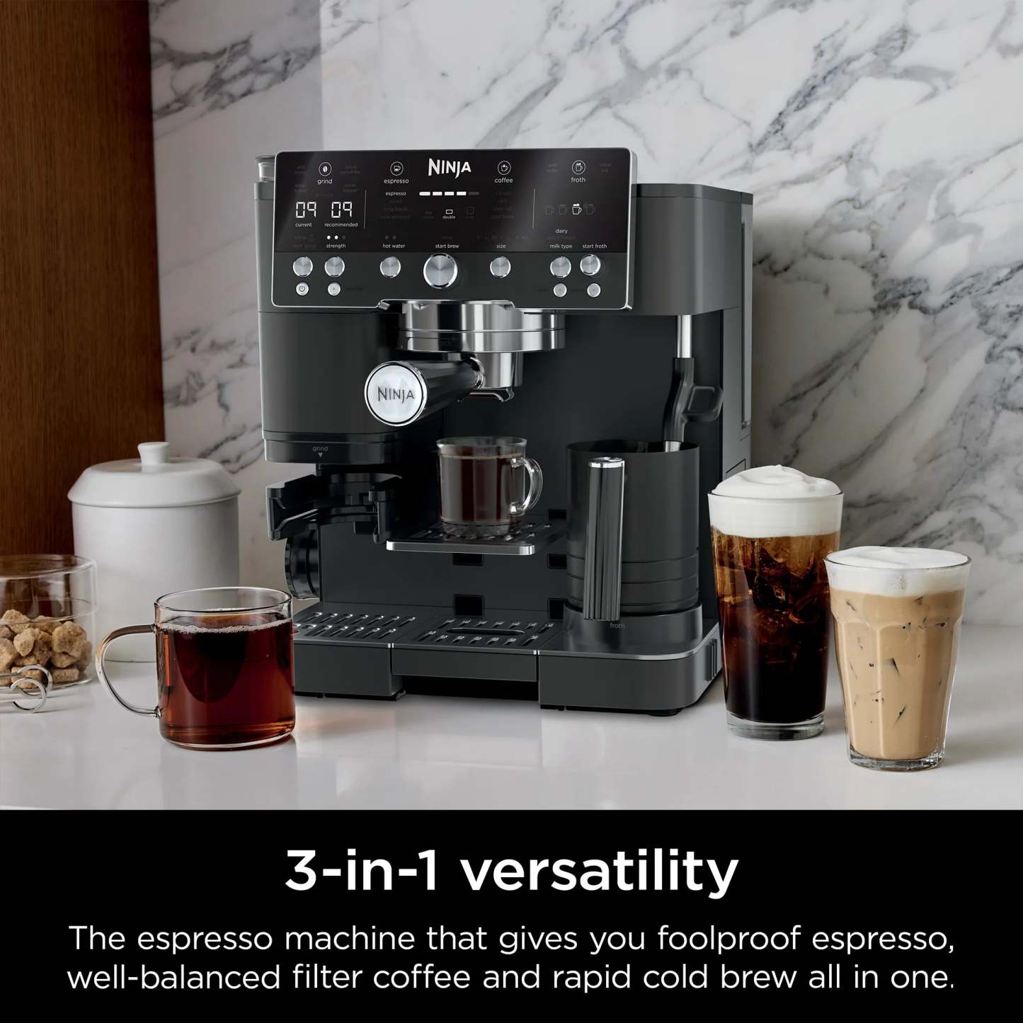 Cafetera Espresso Ninja Luxe Café Premier