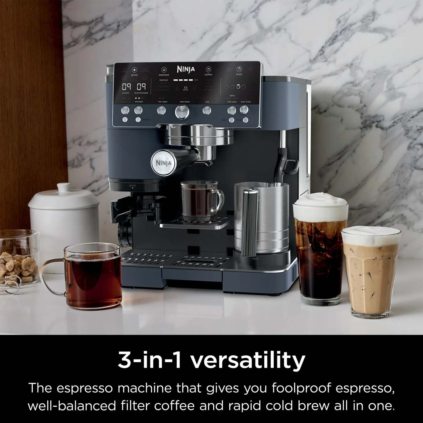 Cafetera Espresso Ninja Luxe Café Premier