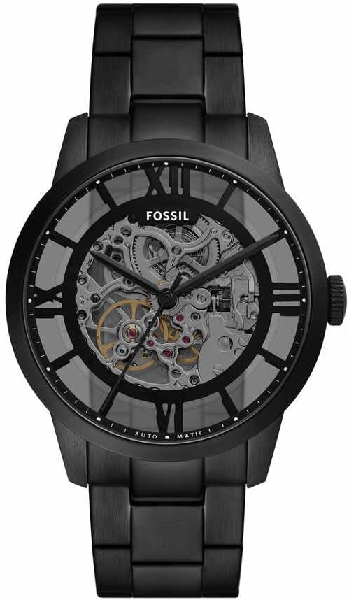 Fossil Townsman Watch for Men, Automatic Three Hand Movement with Stainless Steel Or Leather Strap-Daviakanest