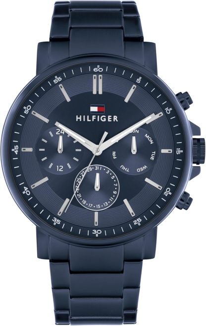 Tommy Hilfiger Montre Analogique Multifonction à Quartz pour Homme avec Bracelet en Acier Inoxydable ou en Cuir-Daviakanest