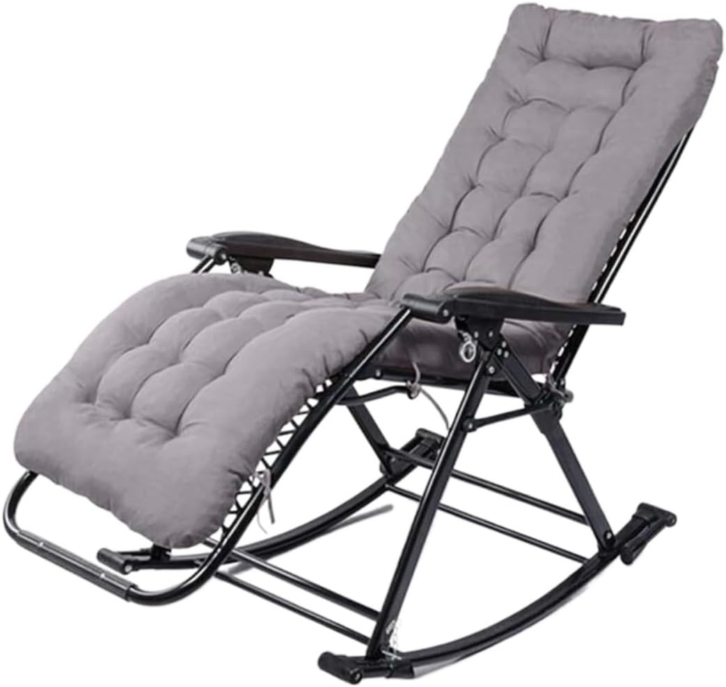 DANNMPX Chaise Longue Chaise Longue Pliante Chaises Inclinables Berçante Dossier Fauteuil Patio Jardin Chambre Salon Pliante Relaxation A-Daviakanest