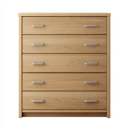 Commode bois massif 80x40x110 cm - bois - design contemporain-Daviakanest