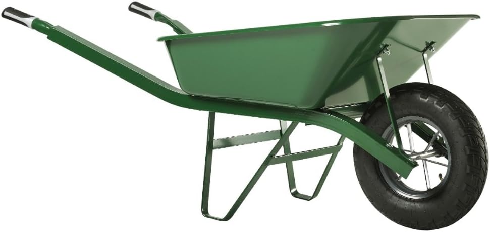 Brouette Haemmerlin Pro Select Bati Plus 100L Peinte Verte Roue Gonflée -302334106-Daviakanest