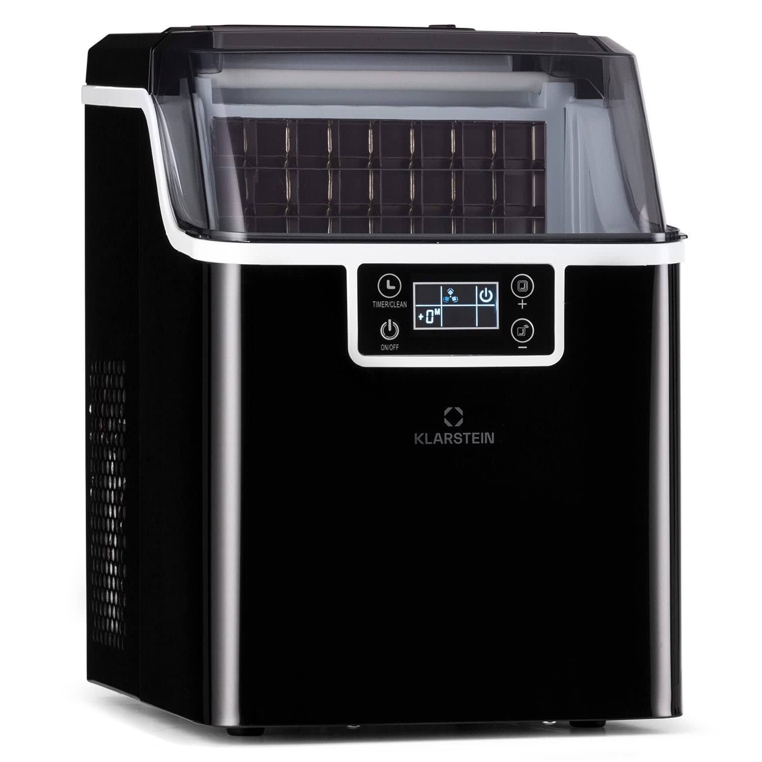 Klarstein Machine a Glacons, Machine à Glacons pour la Maison, Machine a Glacon 3,2 litres, Fonctionnement Rapide, Ice Maker 20kg de Glace, Petits et Grands Glaçons, Machines à Glaçons Autonettoyante-Doviaastudio