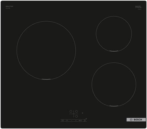 Bosch PUC611BB5E- Série 4, Plaque à Induction - 3 Feux - 60 cm - Puissance 4600 W - Noir-Doviaastudio
