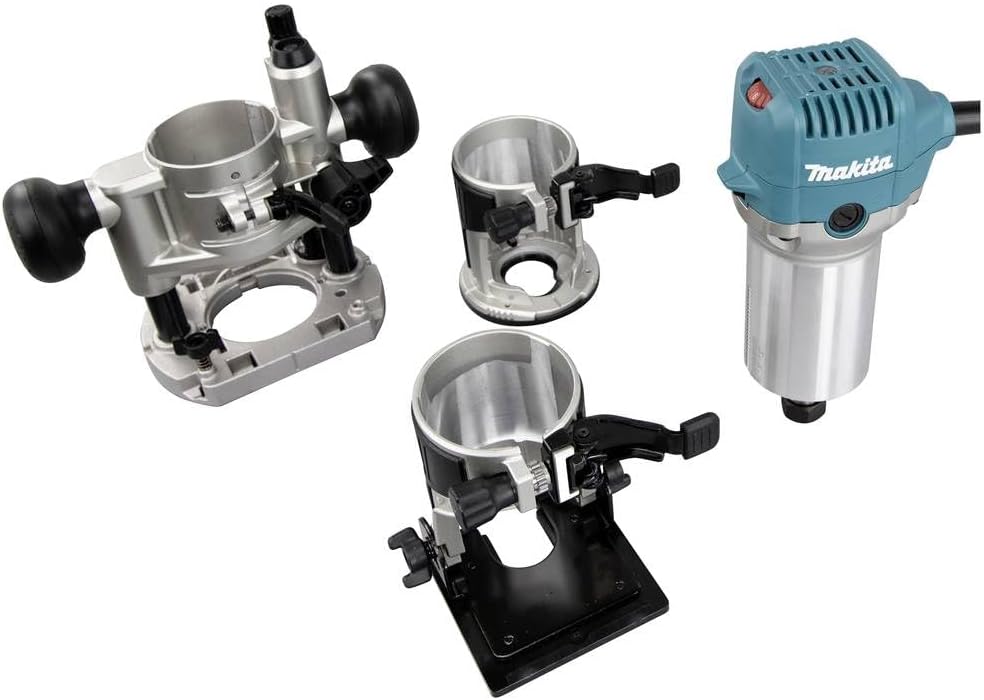 Affleureuse Défonceuse Multifonctions 710 W diamètre 8 mm - MAKITA RT0702CX2J-Doviaastudio