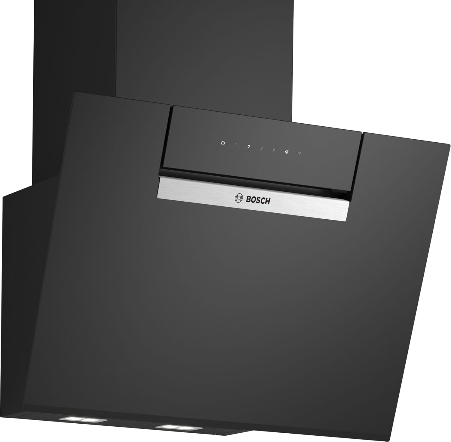 Bosch DWK67FN60, Série 4, Hotte inclinée, 60 cm, Noir-Doviaastudio