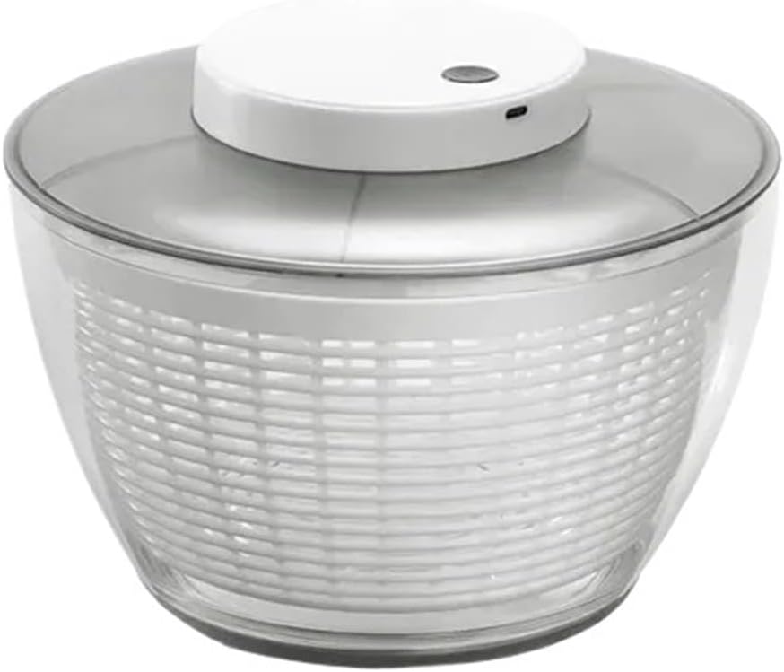 Essoreuse à salade électrique, déshydrateur de légumes, sèche-fruits, égouttoir à laitue, séparation sèche et humide, égouttoir à salade, Gadgets de cuisine 4.75L-Doviaastudio