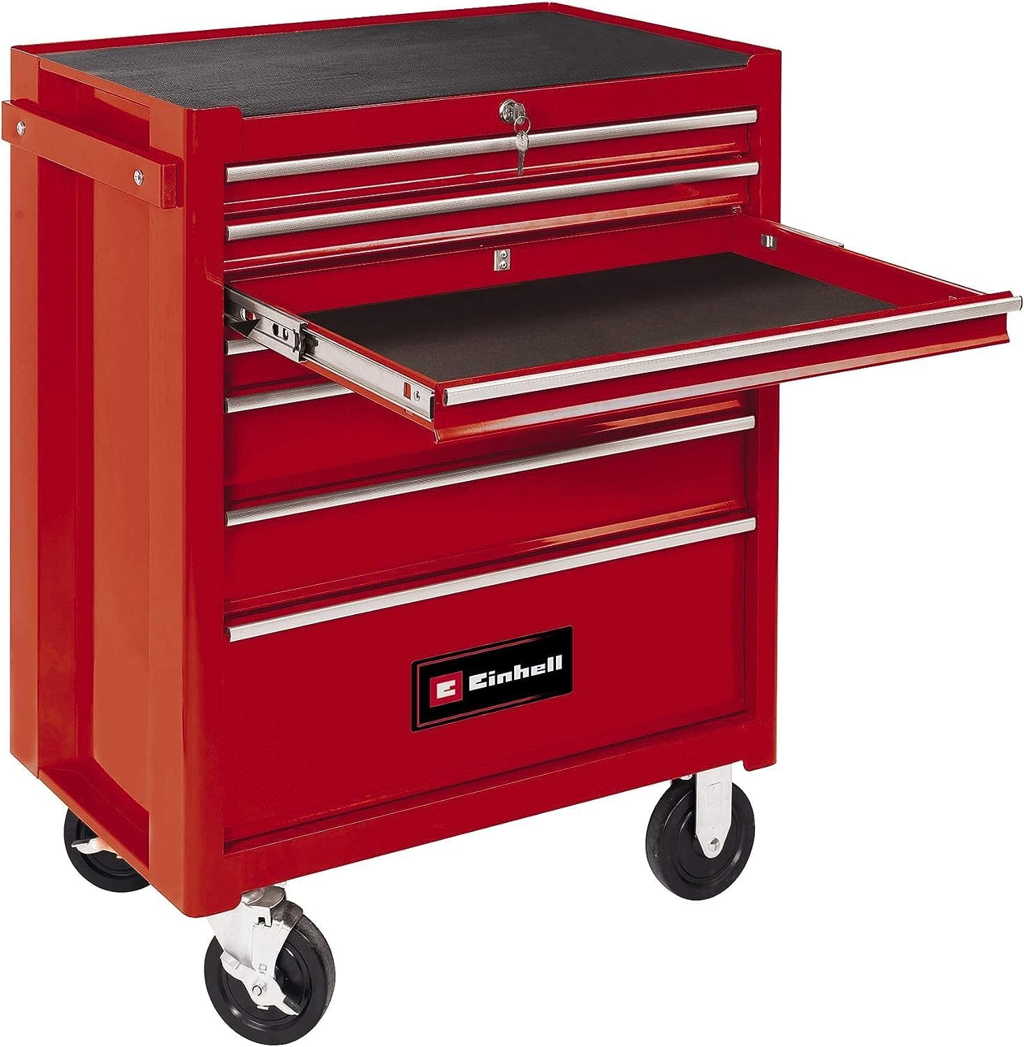 Einhell Servante d'Atelier TC-TW 150 capacité de Charge Jusqu'à 150 kg, 7 tiroirs montés sur roulements à Billes-Doviaastudio