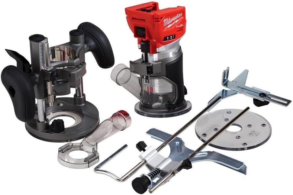 Milwaukee M18FTR-0 M18 Routeur de garniture de carburant 18 V Corps sans balais uniquement 4933471604-Doviaastudio