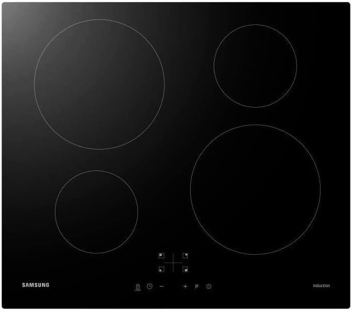 Samsung Zone induction hob, Verre trempé, Noir, 52 centimeters-Doviaastudio