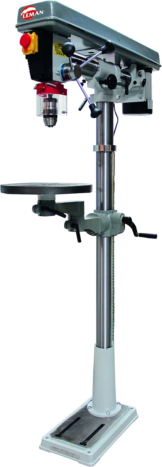Leman PRC016 Perceuse radiale à colonne 16 mm 550 W-Doviaastudio