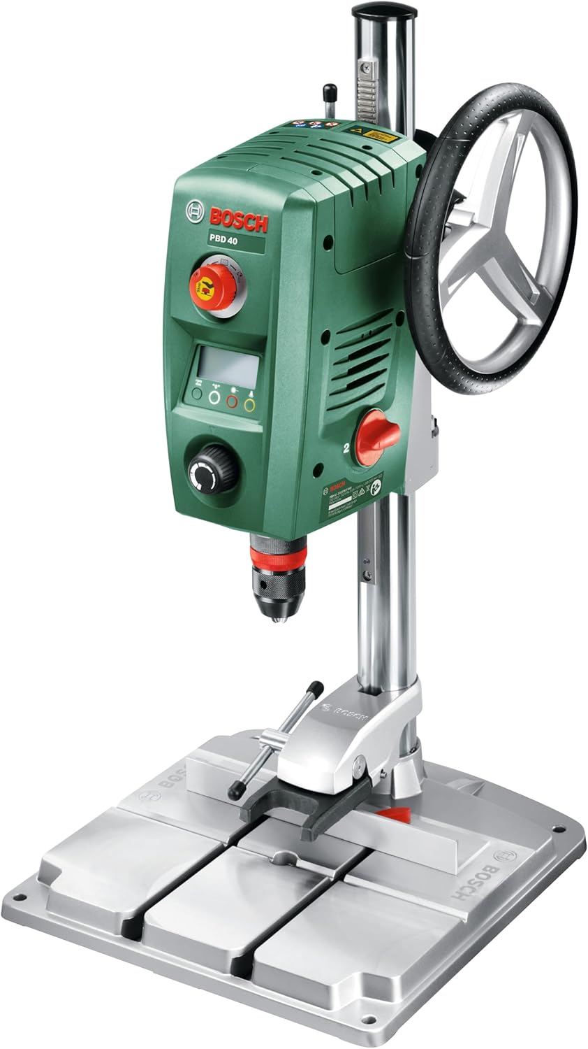 Bosch perceuse à colonne PBD 40 710 W, diamètre d'alésage max. dans l'acier/le bois : 13 mm/40 mm, course de perçage 90 mm, emballage carton-Doviaastudio