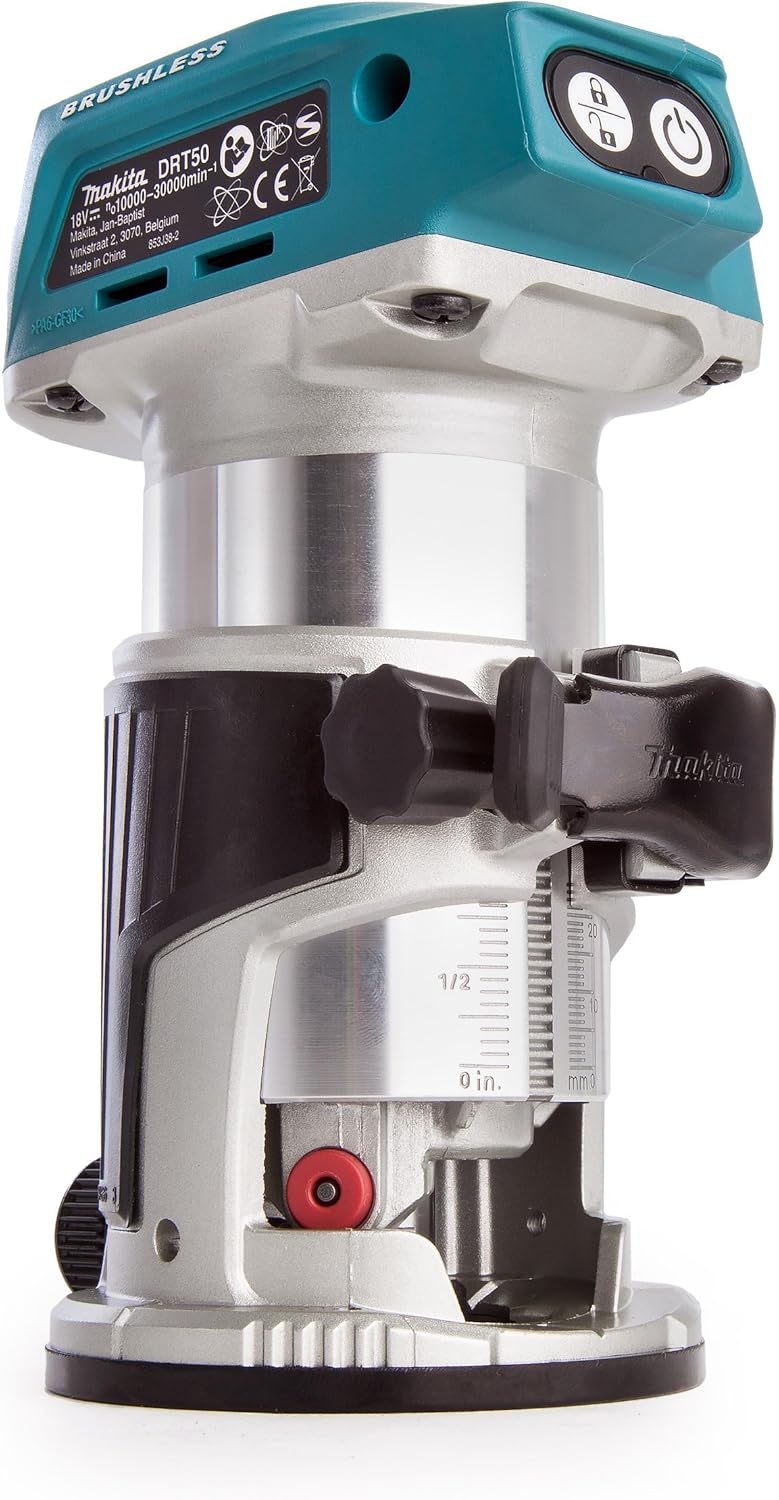 Affleureuse sans fil 18V LXT Machine seule avec accessoires en MAKPAC - MAKITA DRT50ZJX3-Doviaastudio