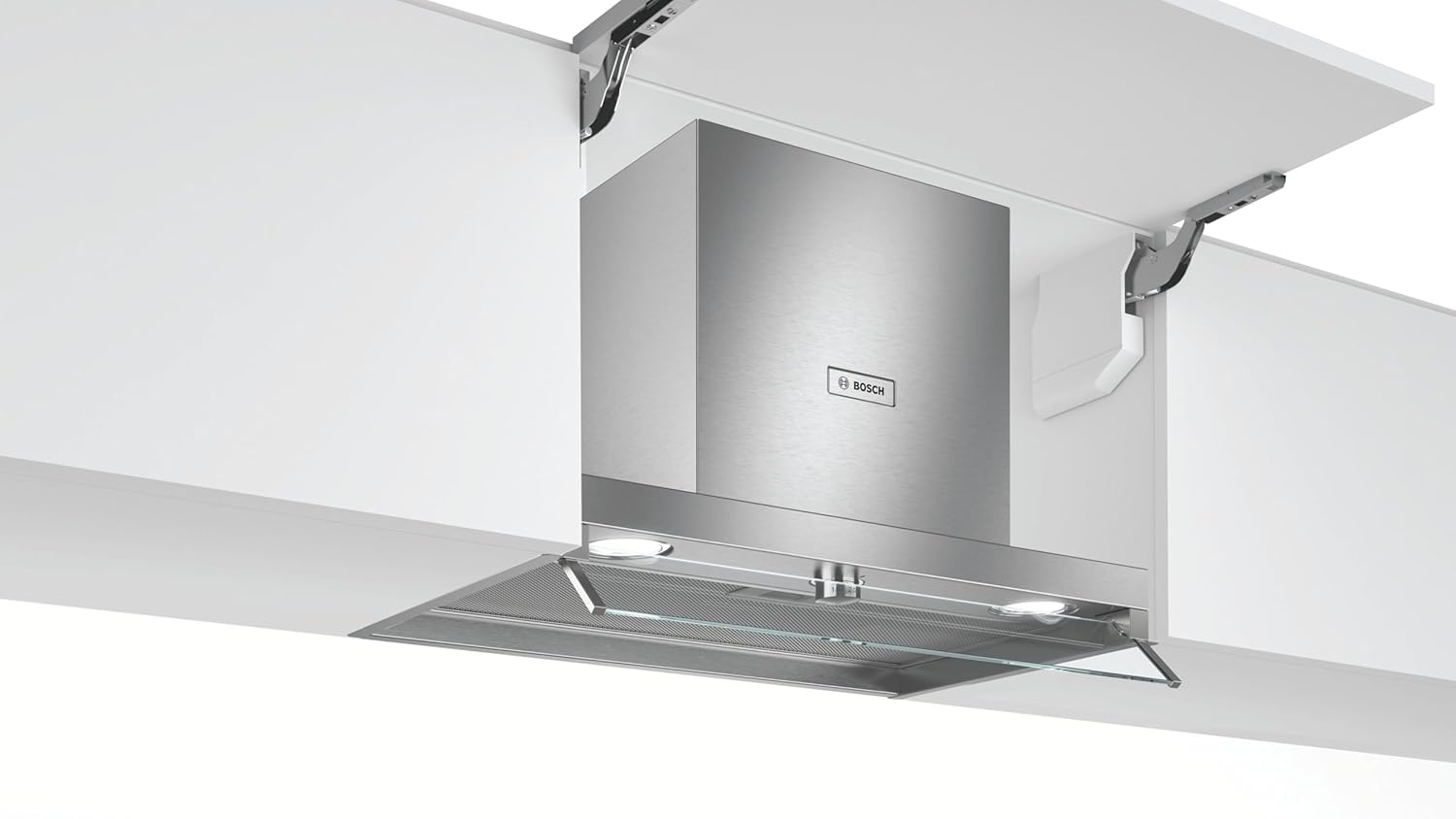 Bosch DBB66AF50, Hotte intégré Série 4, 3 vitesses d'aspiration, 60cm, Inox-Doviaastudio