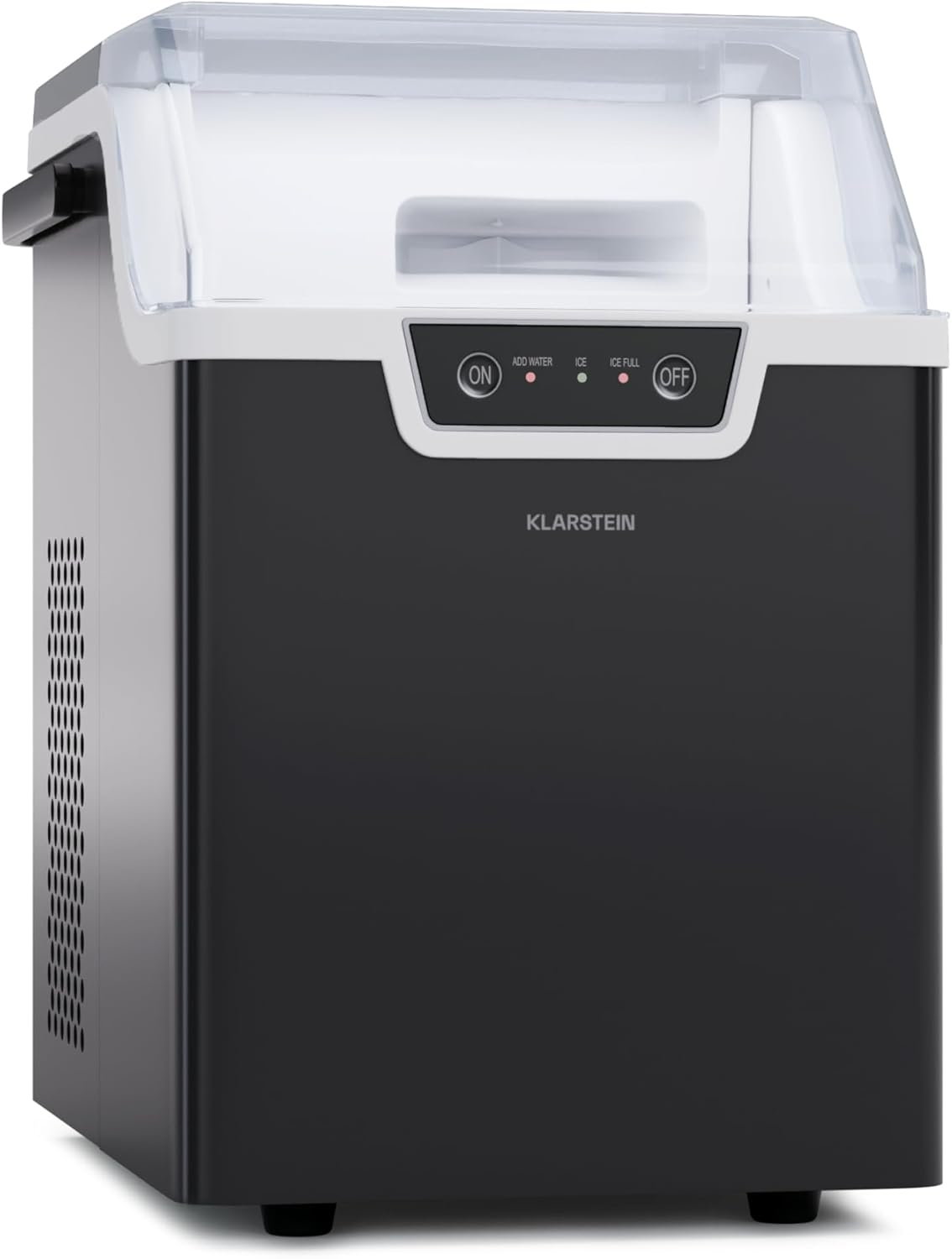 KLARSTEIN Machine a Glacons, Machine à Glacons pour la Maison, Machine a Glacon 200W, 1,7 litres, Fonctionnement Rapide 4 Min, Ice Maker 12kg de Glace, Portable, Machines à Glaçons Autonettoyante-Doviaastudio