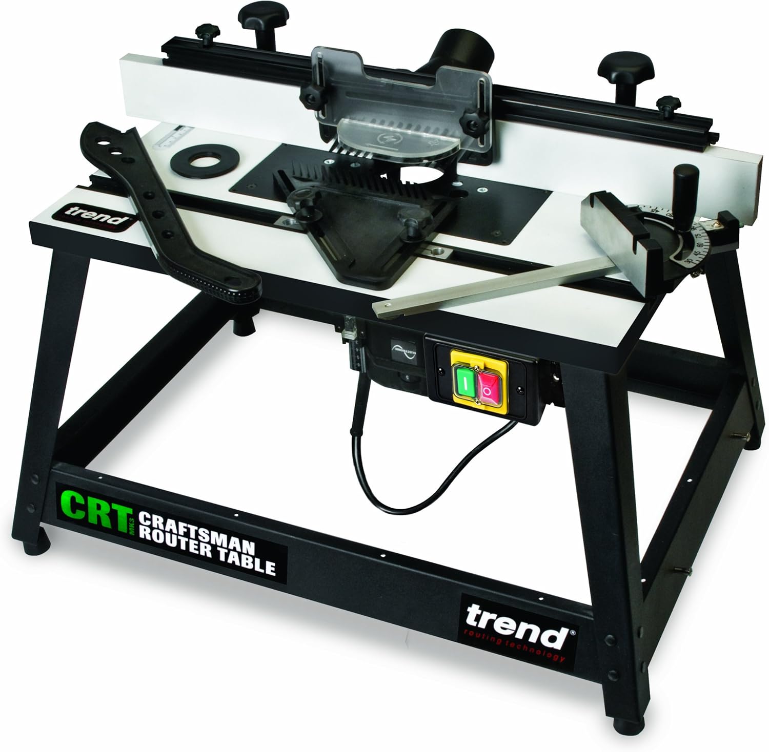Trend Table de défonceuse portable, 230V EU, pour la menuiserie, la fabrication de meubles, le façonnage et le moulage, CRT/MK3/EURO-Doviaastudio