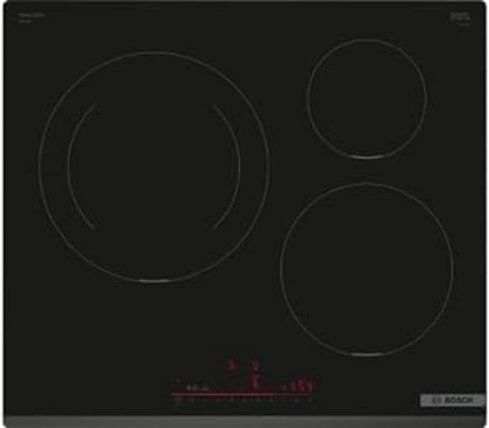 Bosch PIJ631HB1E, Plaque de cuisson induction, Série 6, 3 foyers, 60 cm, Noir-Doviaastudio