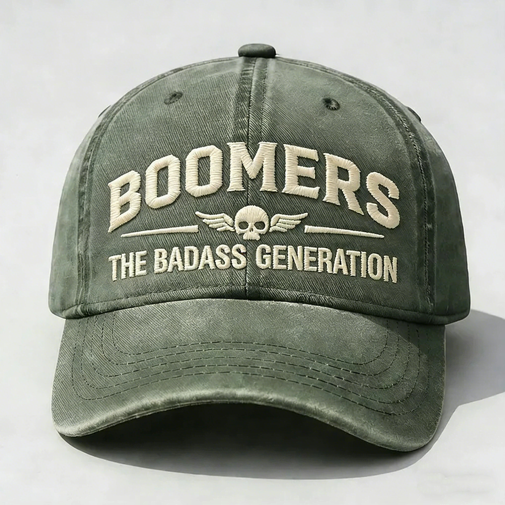 Boomers The Badass Generation Embroidery Cap