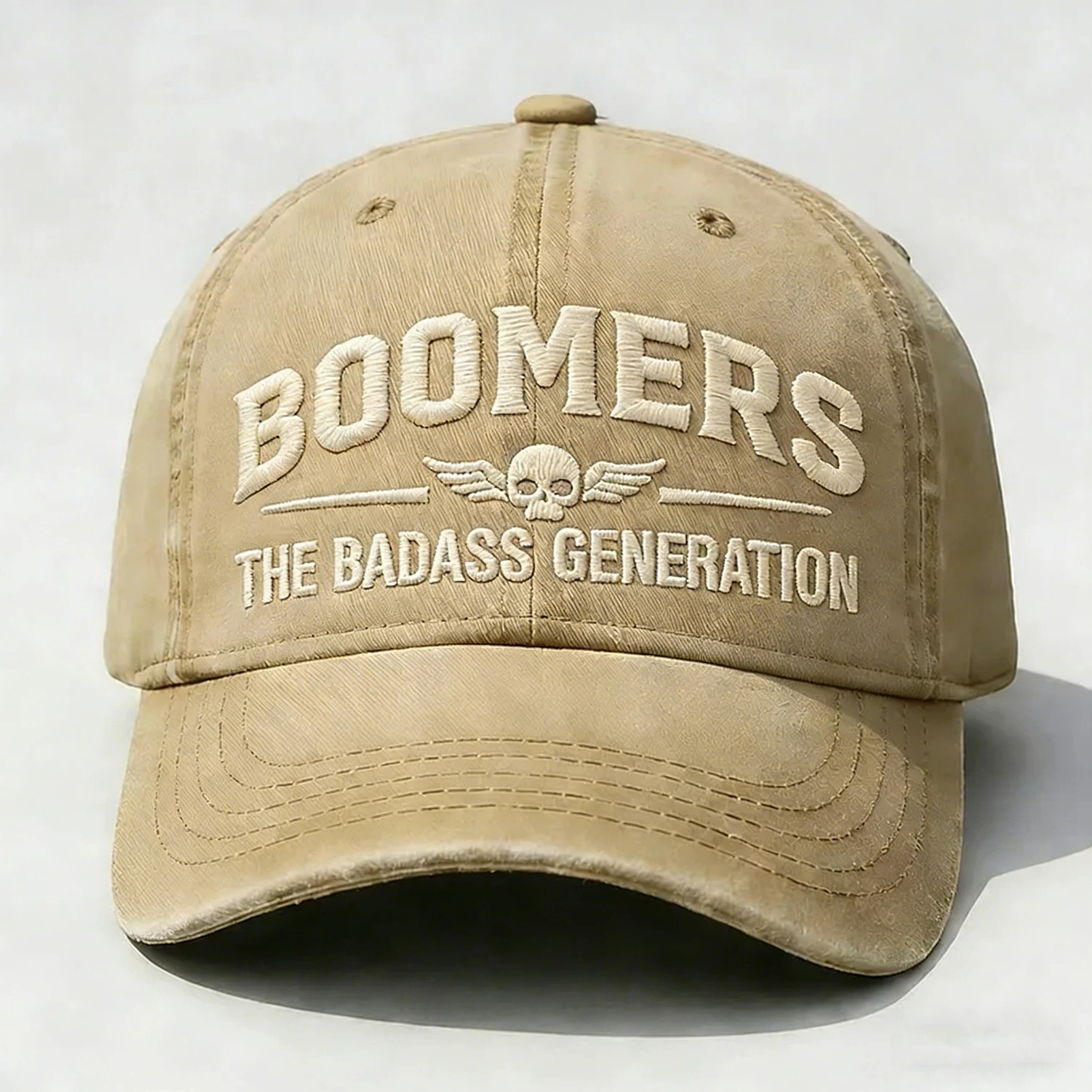 Boomers The Badass Generation Embroidery Cap