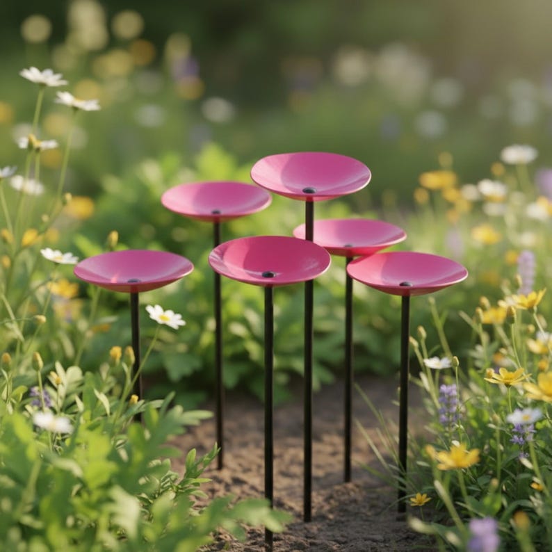 💖Handmade Bee Watering Station, Butterfly Puddler, Hummingbird Drinking Cups