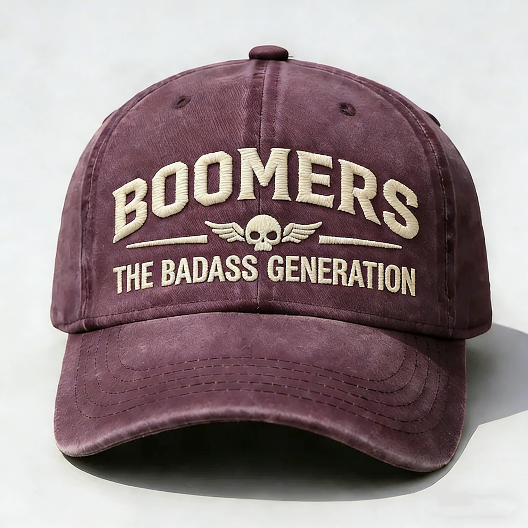 Boomers The Badass Generation Embroidery Cap