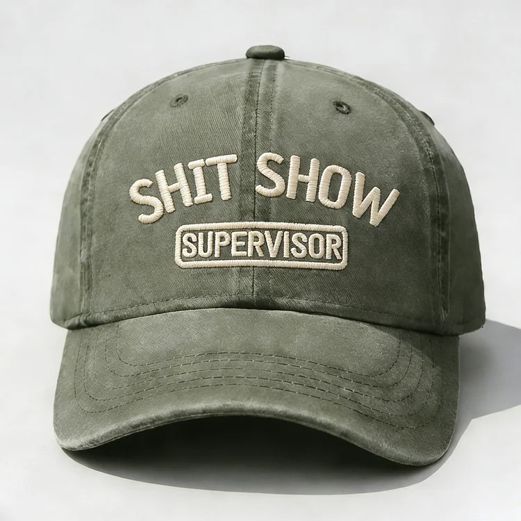 Shit Show Supervisor Embroidery Cap