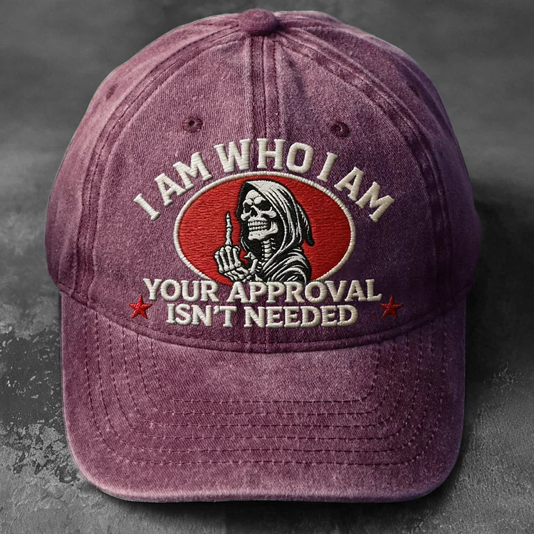 I Am Who I Am Embroidery Cap