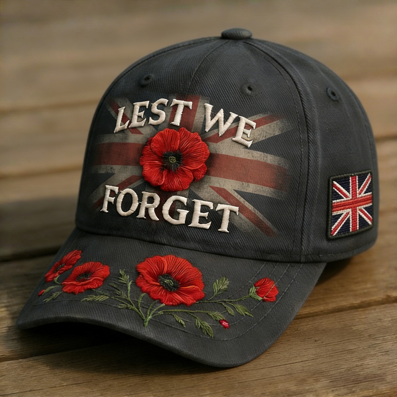 ❤ Best Gift For Father 🌺 Lest We Forget Remembrance Memorial Cap