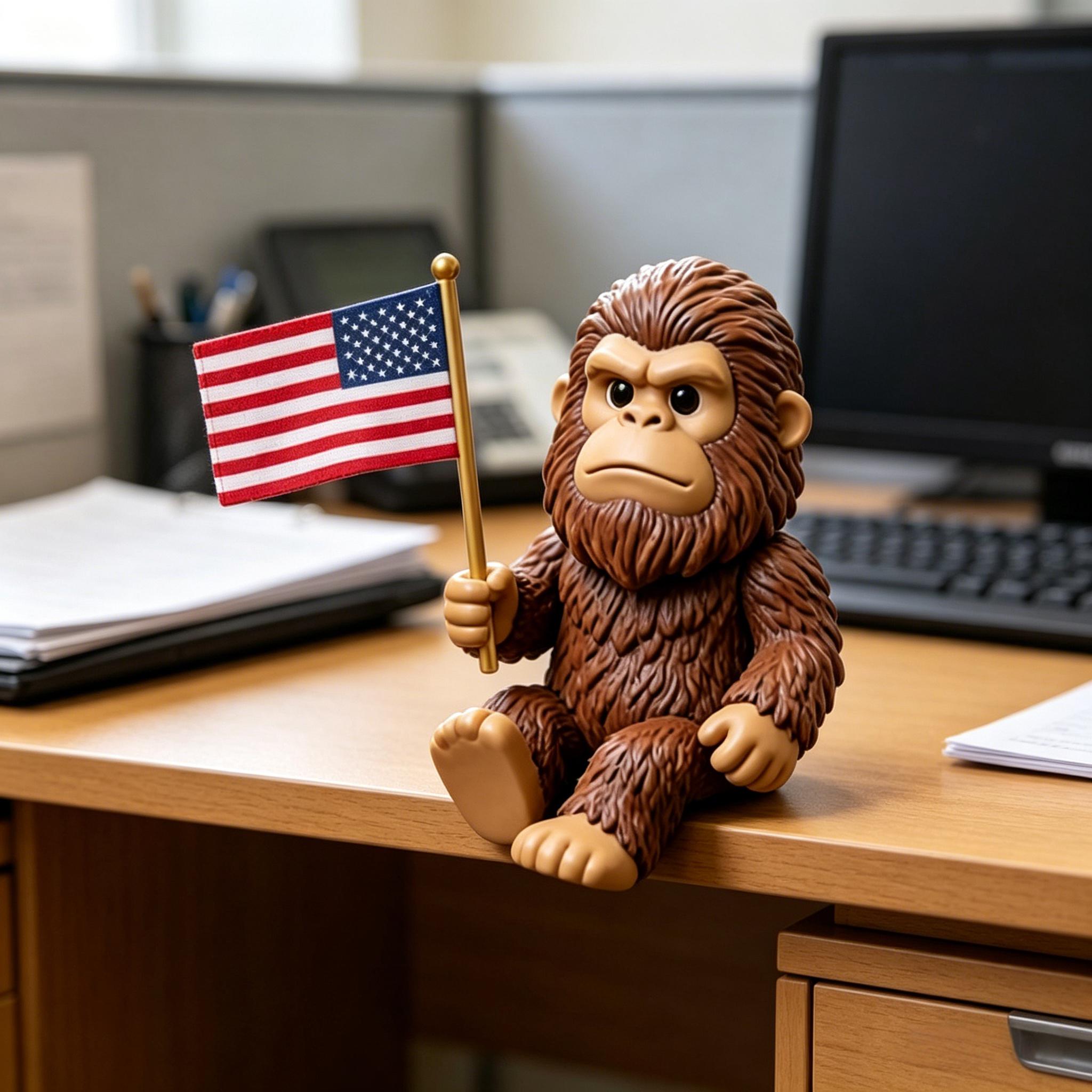 😮🐾Little Bigfoot Desk Buddy