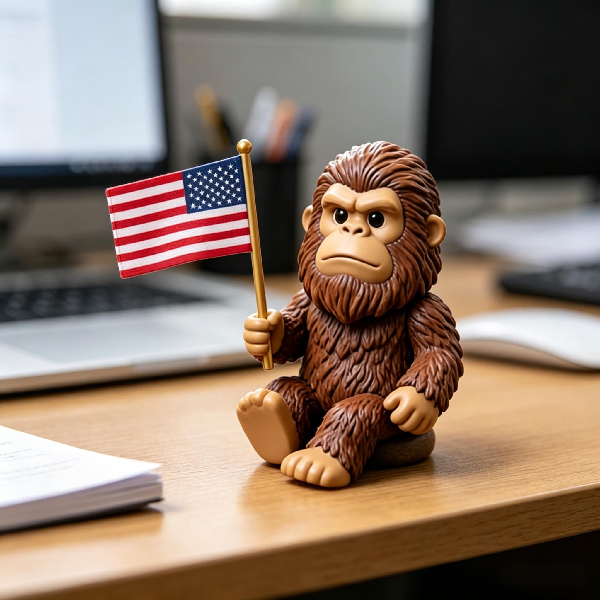 😮🐾Little Bigfoot Desk Buddy