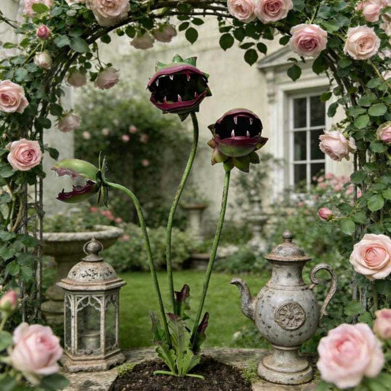 😮🌱Carnivorous Plant Garden Stake