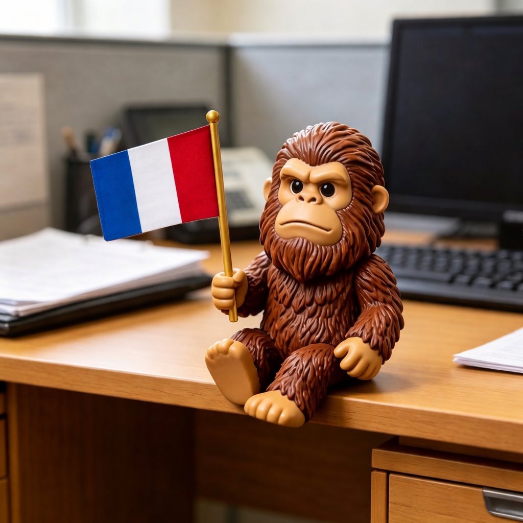 😮🐾Little Bigfoot Desk Buddy