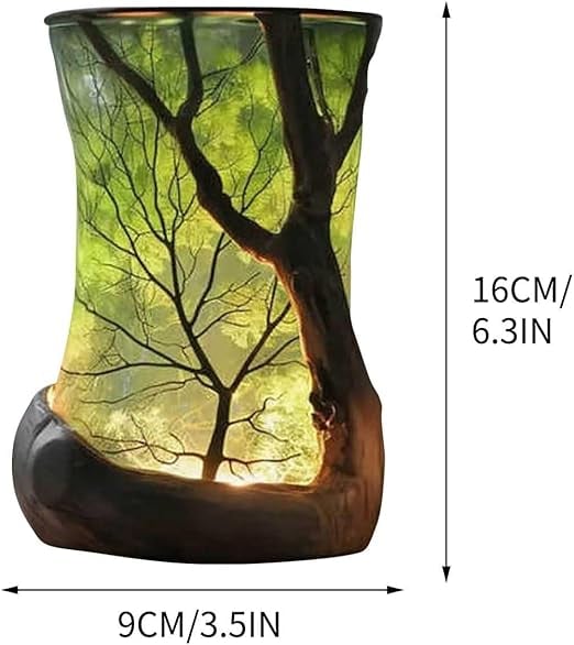 🌿“Enchanted Forest” Nature-Inspired Ambient Lamp