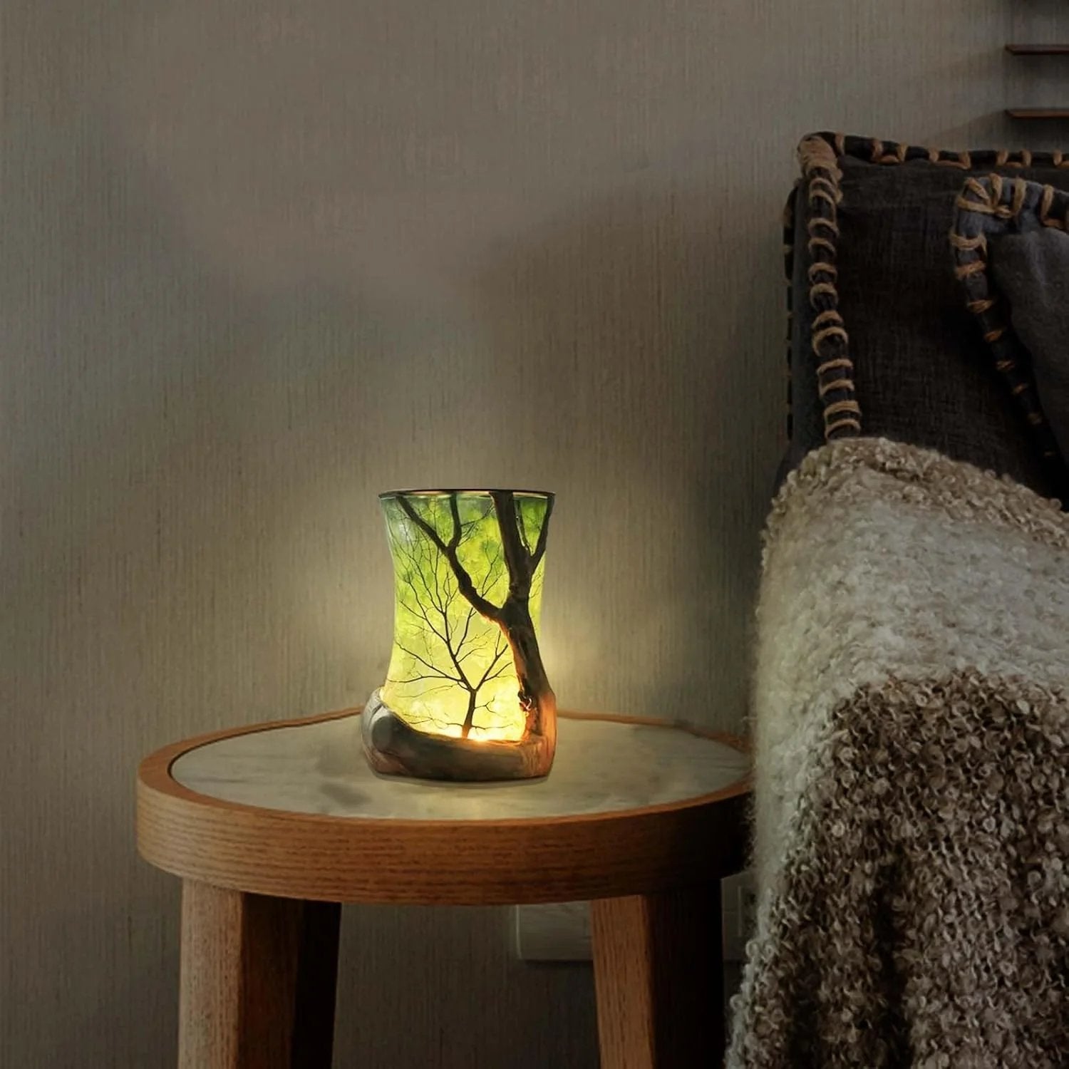 🌿“Enchanted Forest” Nature-Inspired Ambient Lamp