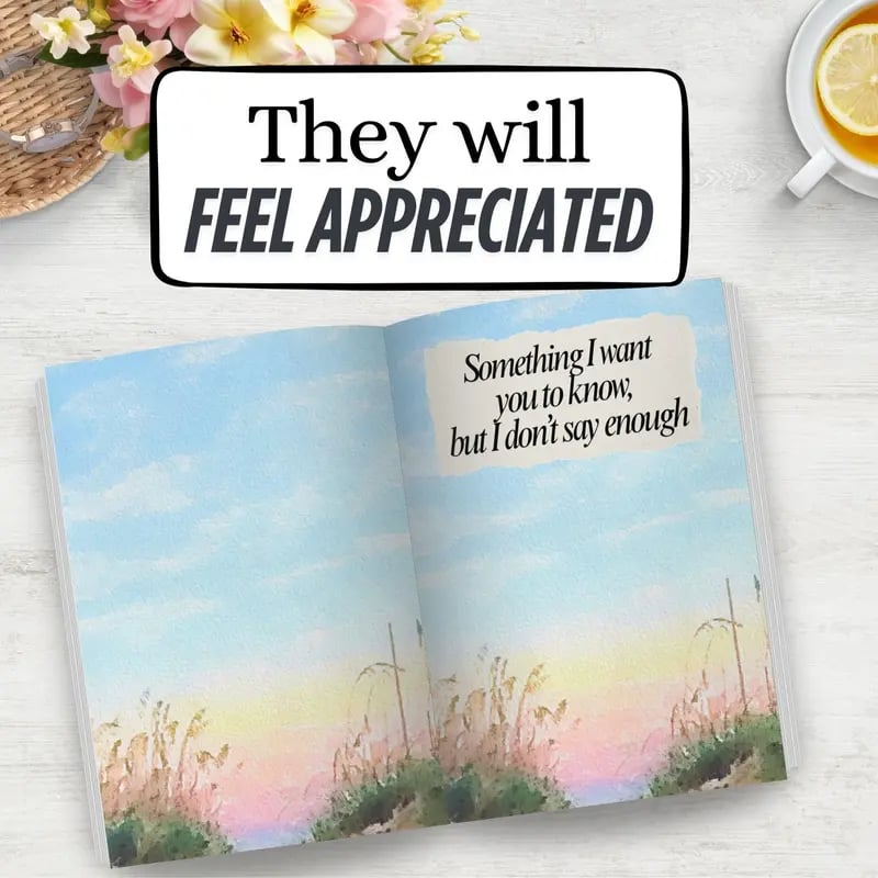 🔥LAST DAY 49% OFF-💞Just a Few Things I Love About You Mom – Fill-In Journal for Mother's Day & Birthday👨‍👧‍👦💟