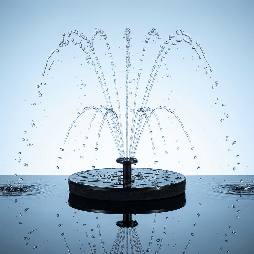 Solar Powered Outdoor Fountain