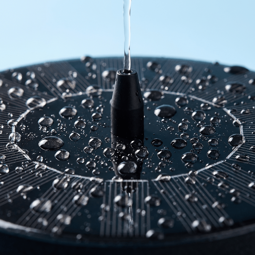 Solar Powered Outdoor Fountain