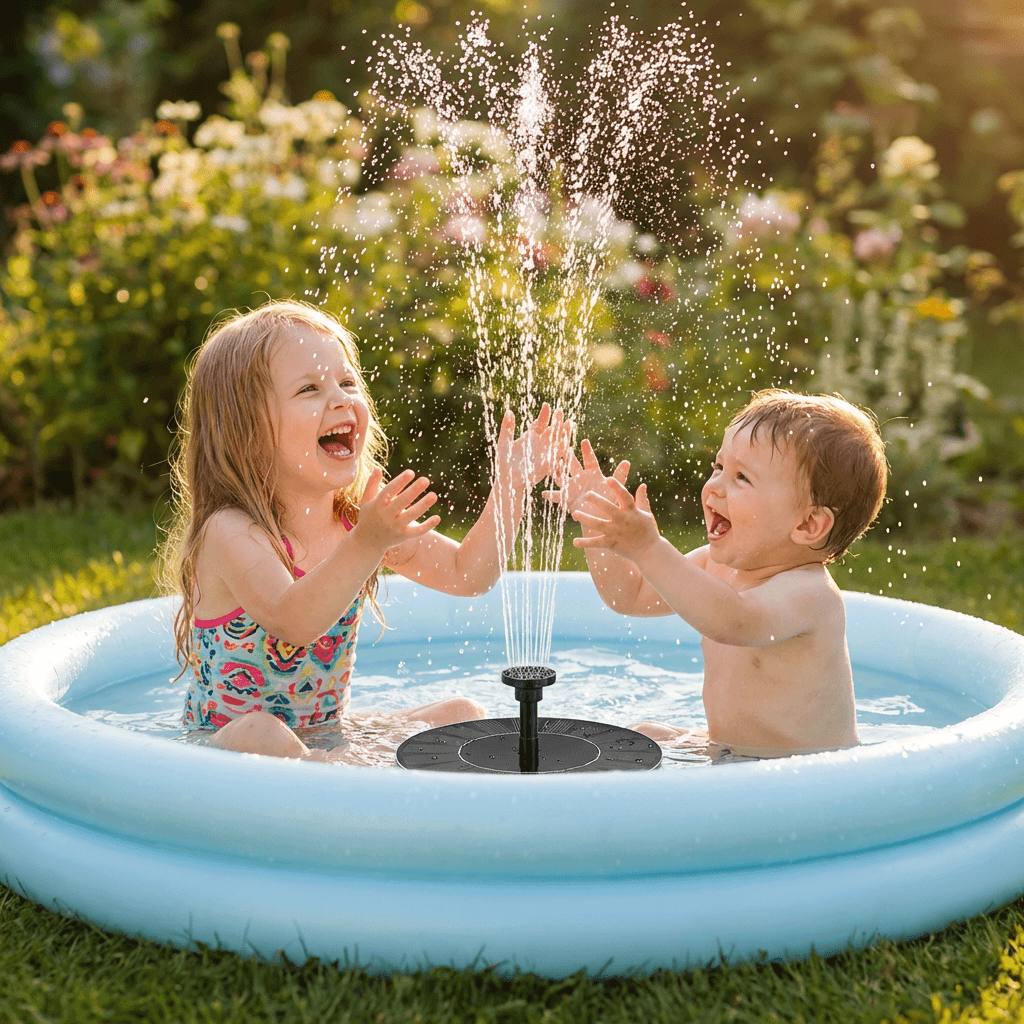 Solar Powered Outdoor Fountain
