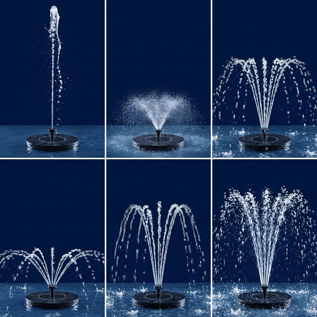 Solar Powered Outdoor Fountain