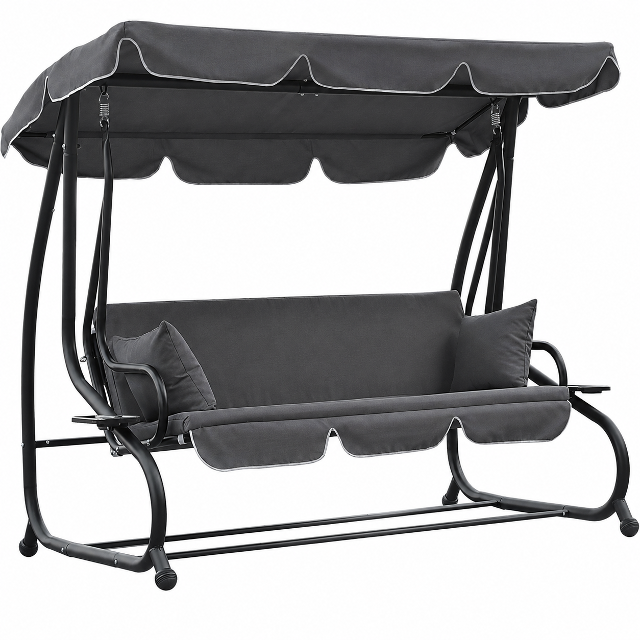 🎉Today's Special Value💝3-Seat Outdoor Patio Swing Chair✅2-in-1 Convertible Flat Bed