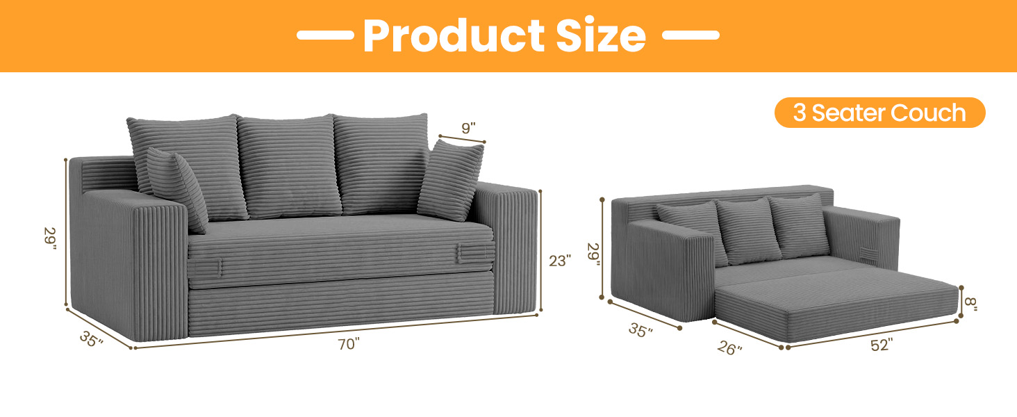 boneless sofa