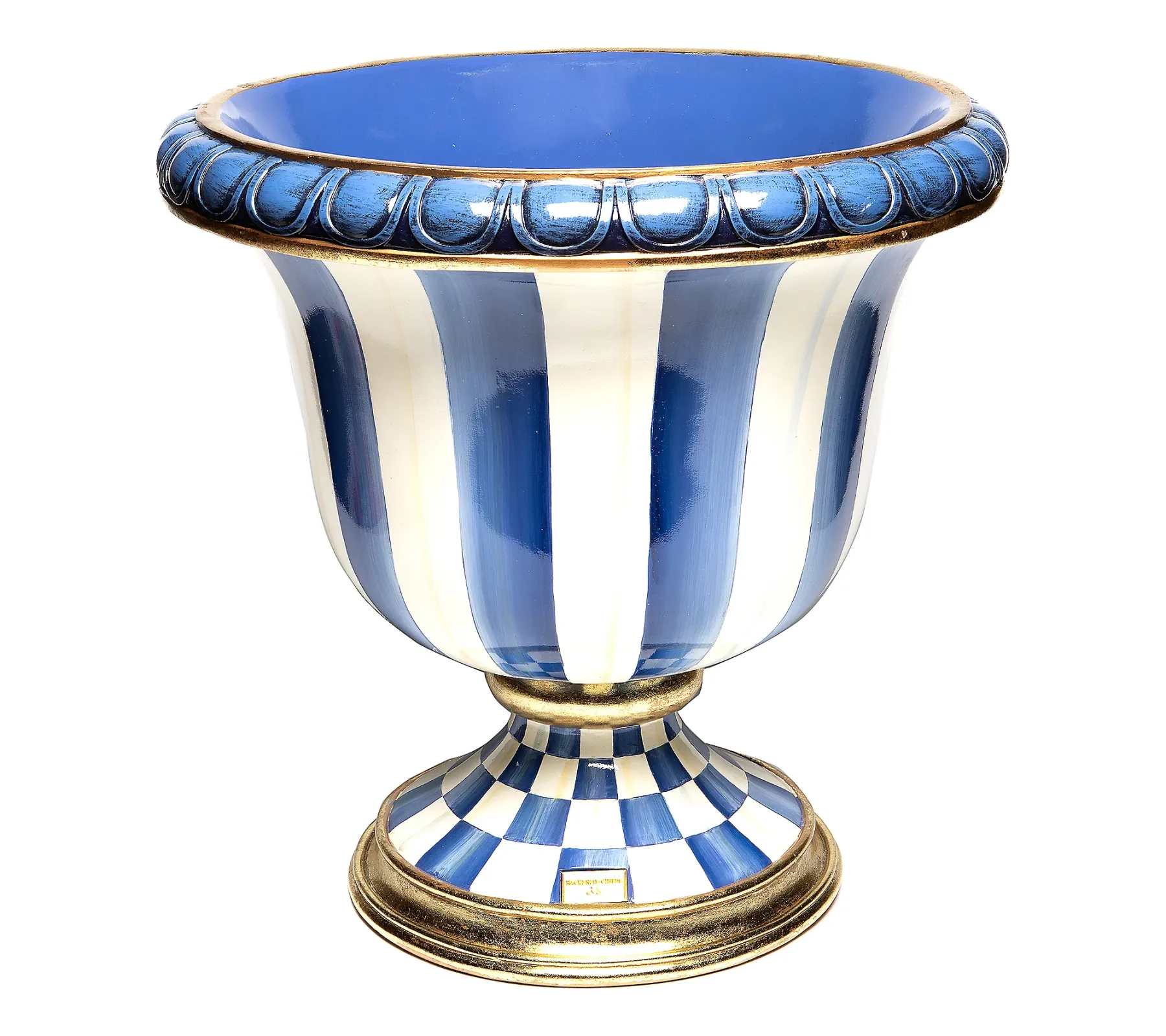🎉Today's Special Value💝Buy 2 Get 2 Free💥MacKenzie- Childs Decorative Check and Stripe Urns