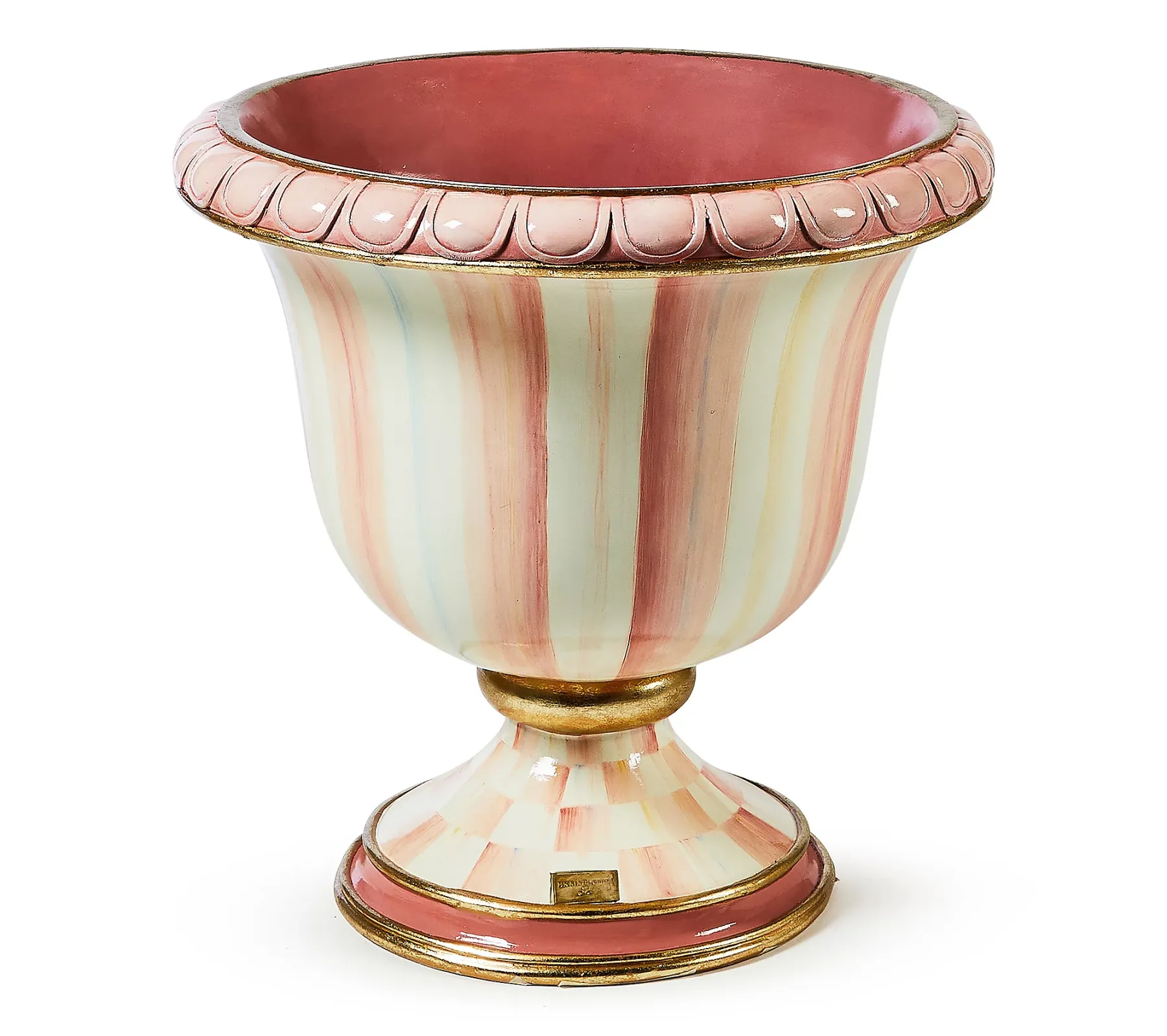 🎉Today's Special Value💝Buy 2 Get 2 Free💥MacKenzie- Childs Decorative Check and Stripe Urns
