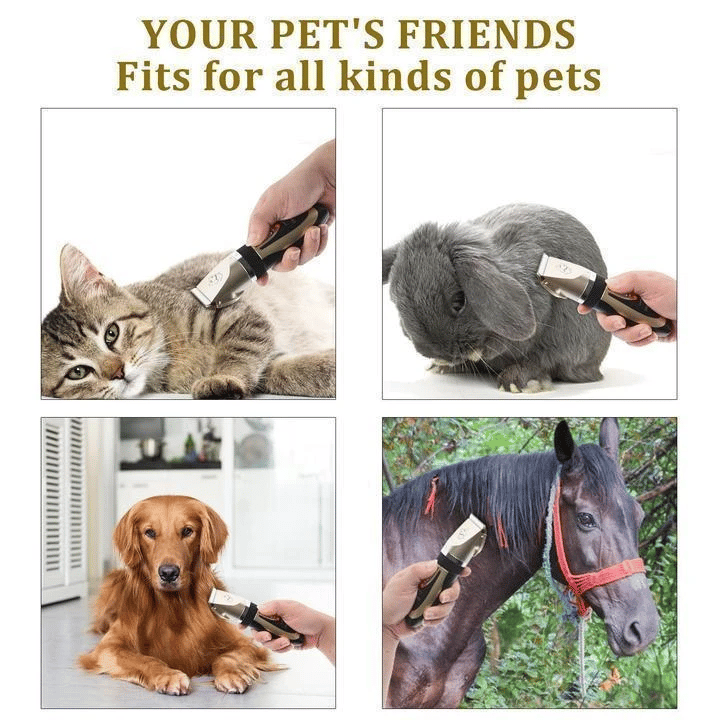 Rechargeable Cordless Clipper Kit For Pets and People
