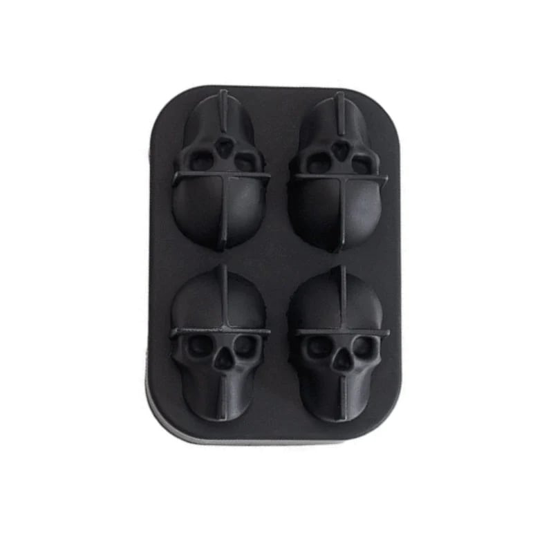 💀DIY Skull Silicone Ice Cube Molds