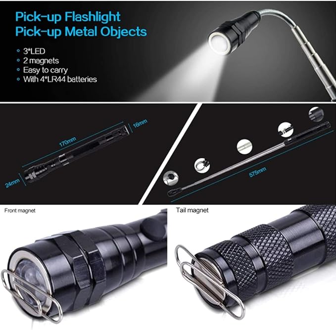 Flexible Extensible Magnet Tools Light
